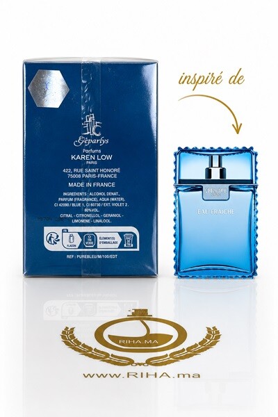 Pure Blue Karen Low Eau de Toilette pour homme 100ML Pure Blue Karen Low Eau de Toilette pour homme 100ML