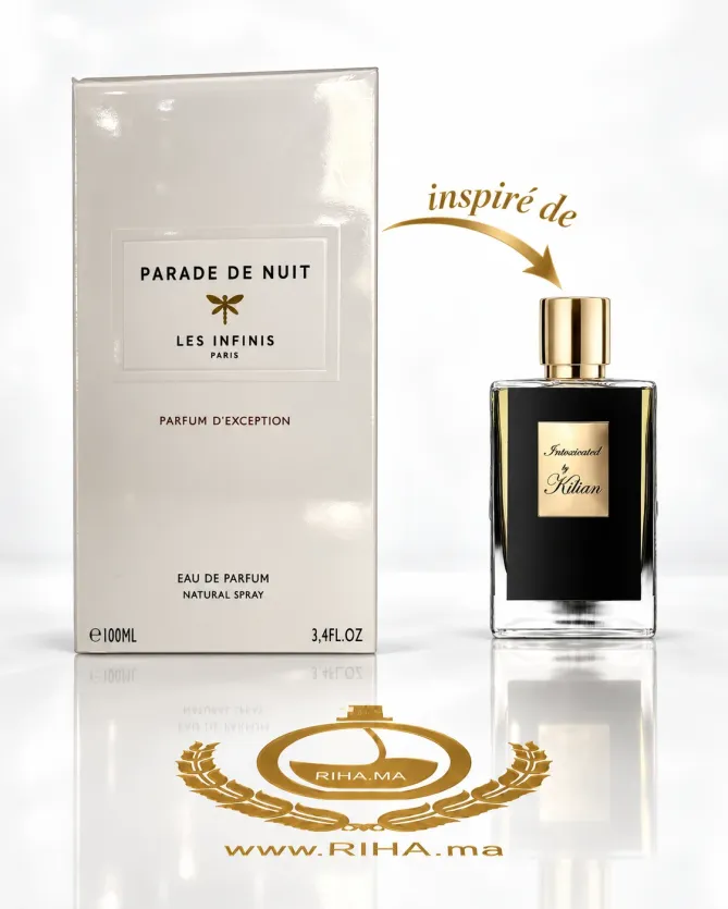 Flacon Prada de nuit Les Infinis 100 ml sur fond sombre