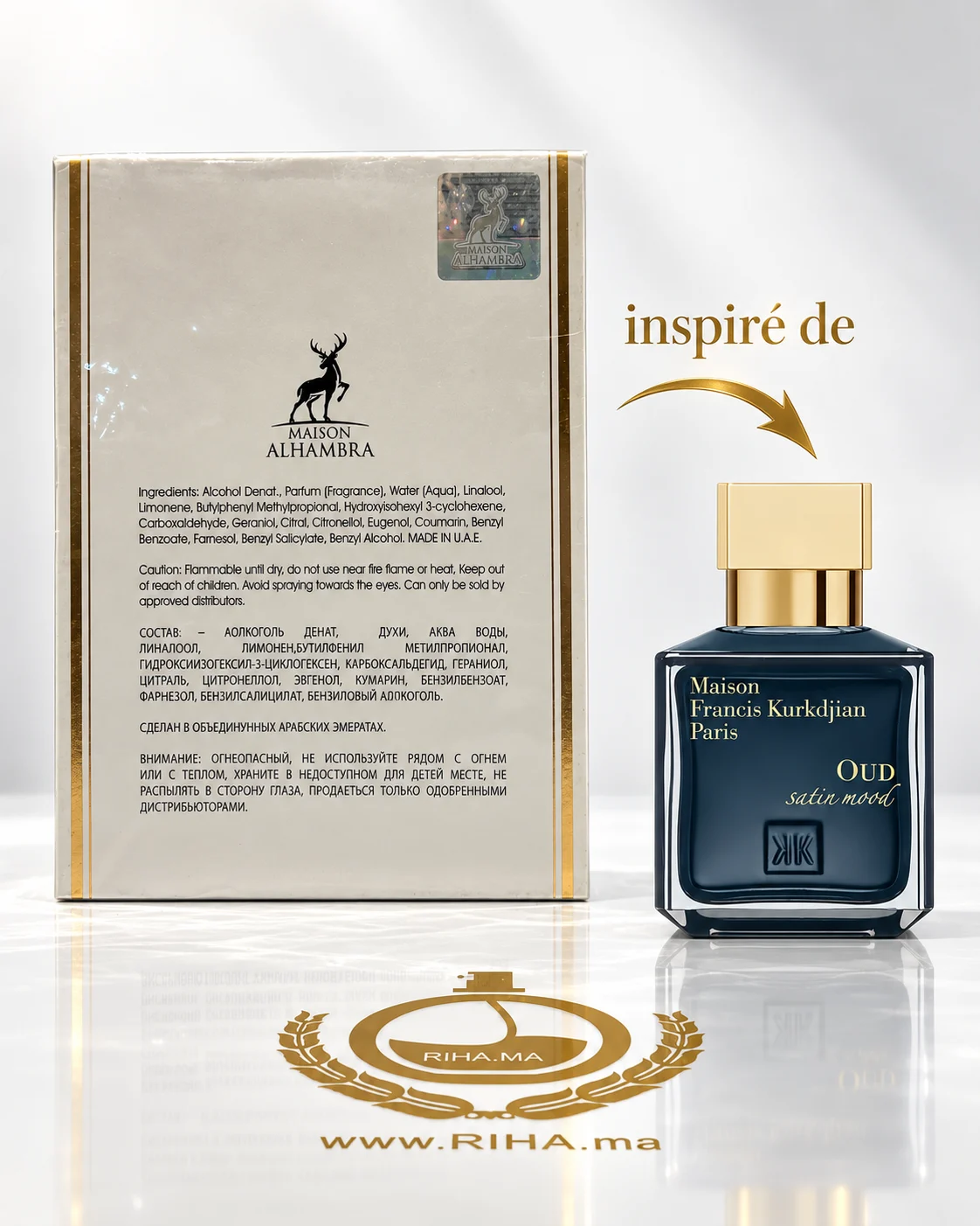 Signature NO IV Eau De Parfum 50ml — photo 2 Flacon Signature NO IV eau de parfum 50 ml sur fond clair — vue 2