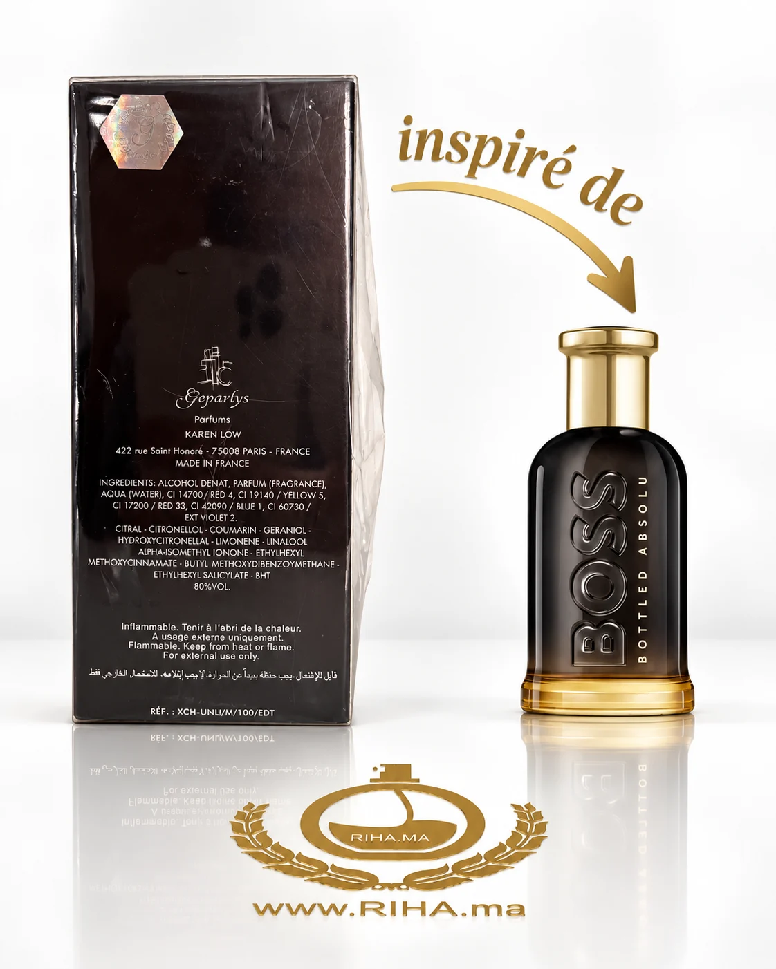 Unlimited Xchange Eau De Parfum Pour Homme 100ml — photo 2 Flacon Unlimited Xchange eau de parfum pour homme 100 ml — vue 2