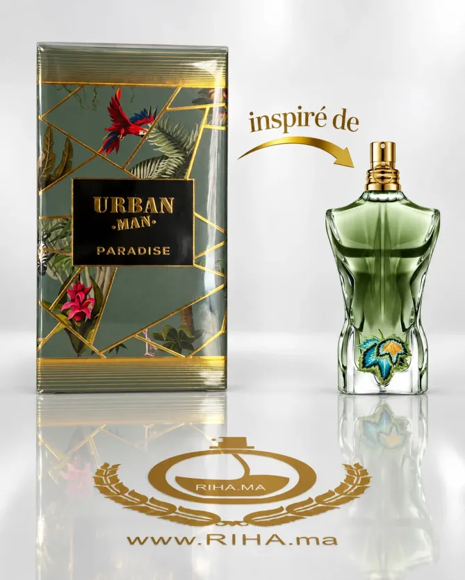 Urban Man Paradise Eau De Parfum Pour Homme 90ml Flacon de parfum Urban Man Paradise pour homme 90 ml