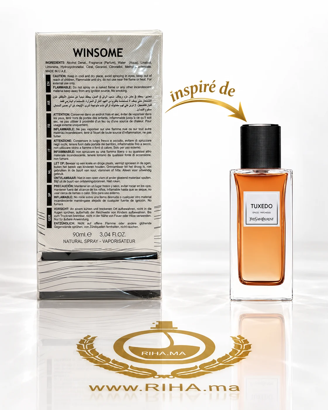 Winsome Maison Alhambra Eau De Parfum 90ml — photo 2 Flacon Winsome Maison Alhambra eau de parfum 90 ml — vue 2