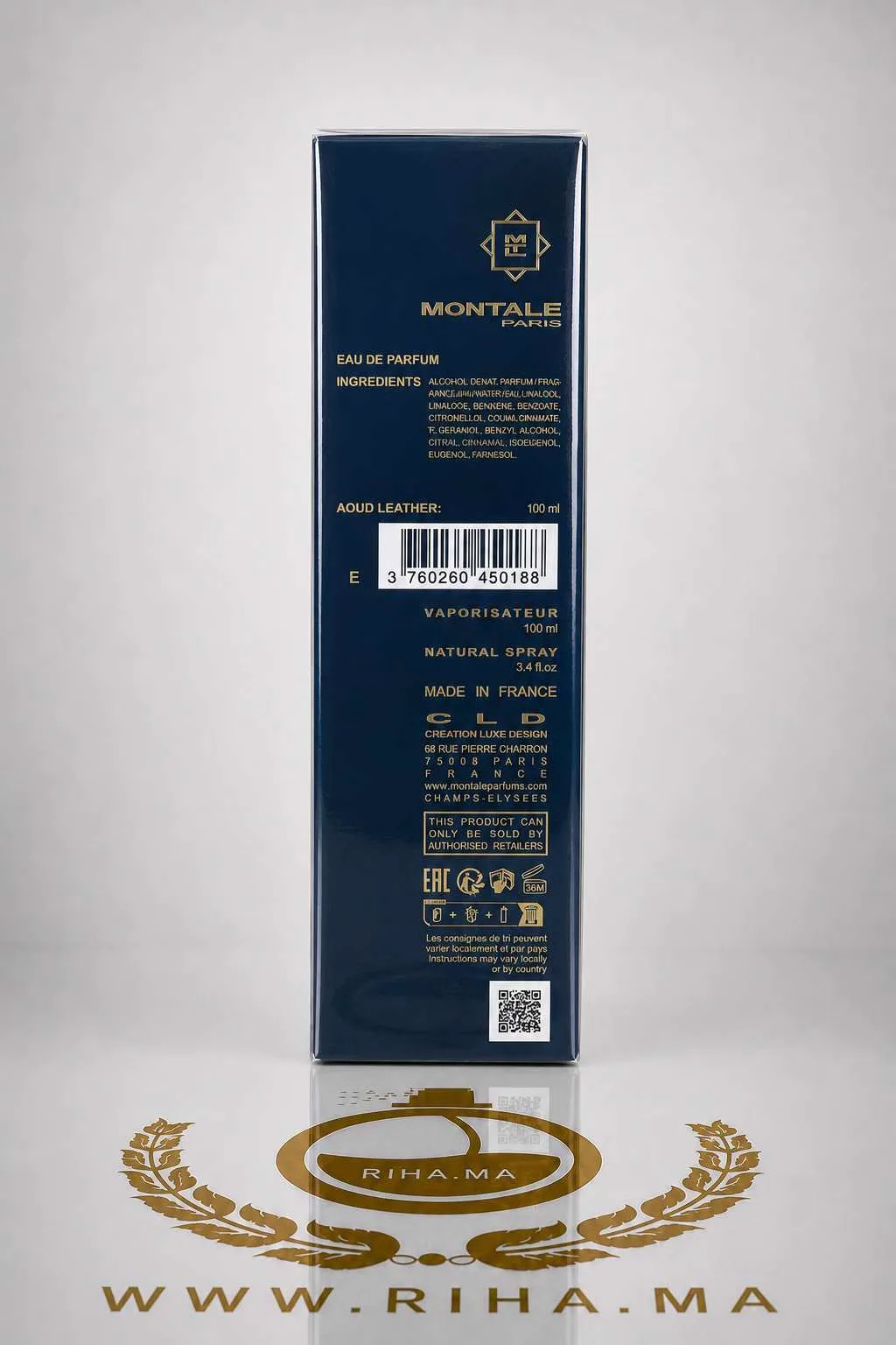 Montale Aoud Leather Eau de Parfum 100ML parfum cuir oud original Maroc Montale Aoud Leather Eau de Parfum 100ML parfum cuir oud original Maroc
