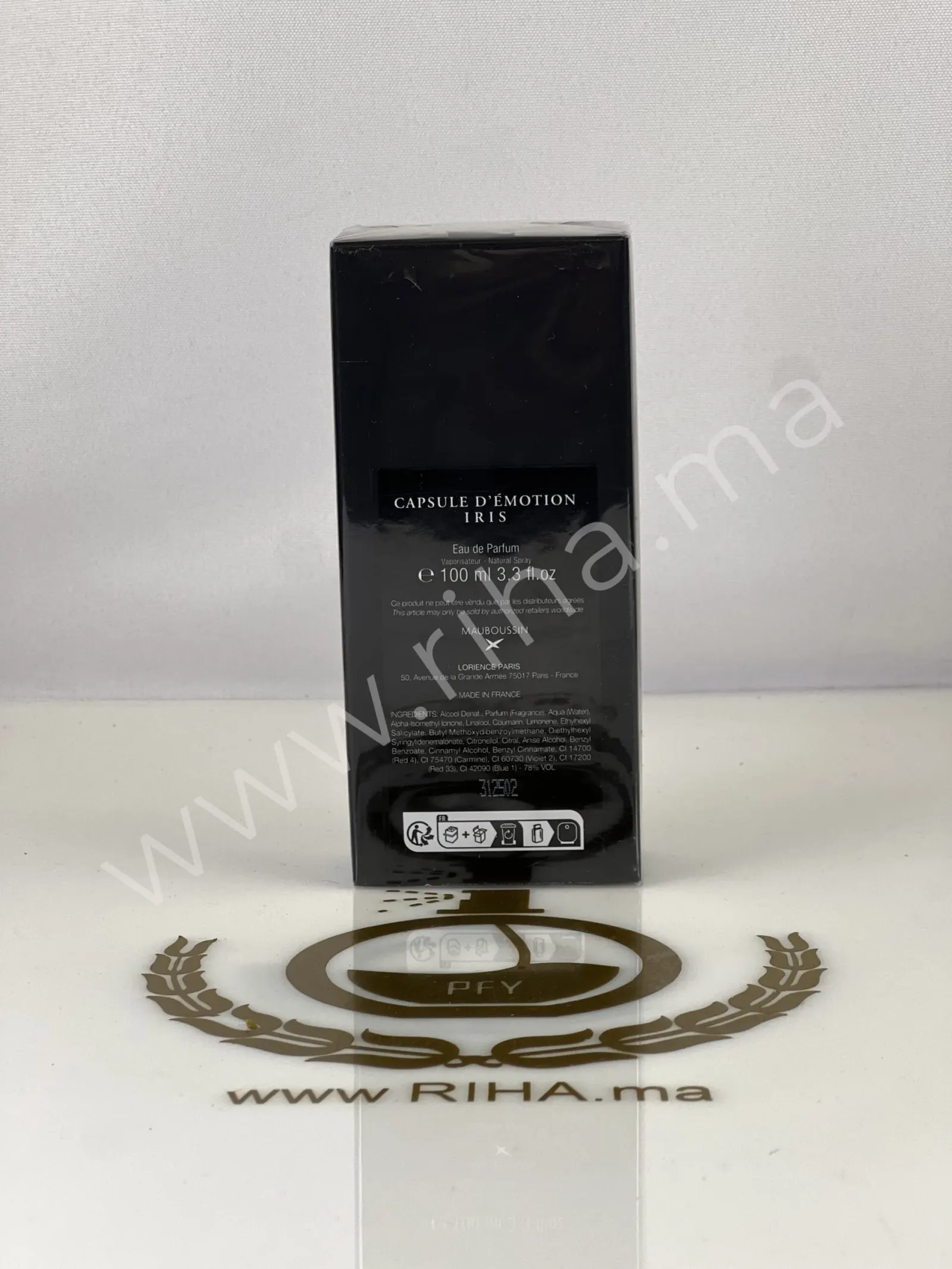 Mauboussin Capsule d'émotion Iris eau de parfum 100ml Mauboussin Capsule d'émotion Iris eau de parfum 100ml