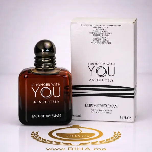 you absolutely Tester Emporio Armani Stronger With You Absolutely Giorgio Armani Eau de Parfum 100 ML Authentic