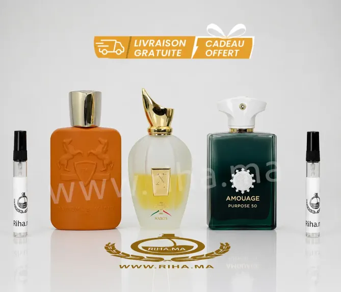 Naxos xerjoff Althair marly Purpose amouage 5ml 550dh 10ml 990dhNaxos xerjoff Althair marly Purpose amouage 5ml 550dh 10ml 990dh Pack Decantage Parfum Niche Homme