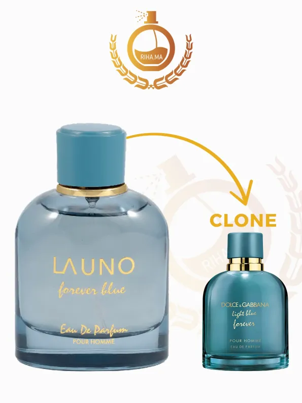 LA UNO FOREEVRER CLONE ONE La Uno Forever Blue Fragrance World Eau de Parfum Homme 169DH parfum clone D&G Light Blue Forever au Maroc chez RIHA.ma