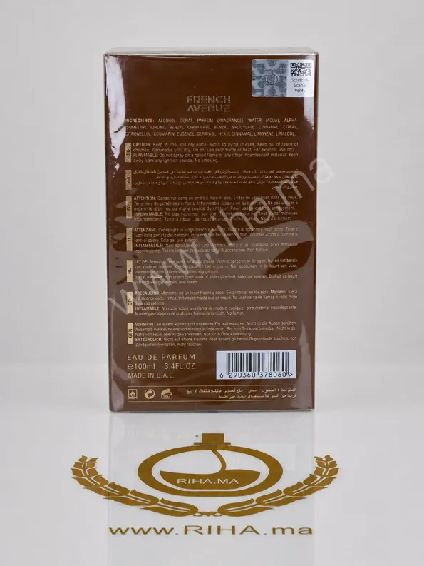Vulcan Sable French Avenue Eau de Parfum 100ml Vulcan Sable French Avenue prix Maroc 350 DH