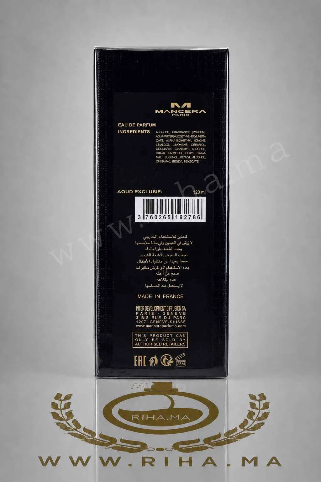 Mancera AOUD EXCLUSIF – MANCERA prix maroc Mancera AOUD EXCLUSIF – MANCERA prix maroc