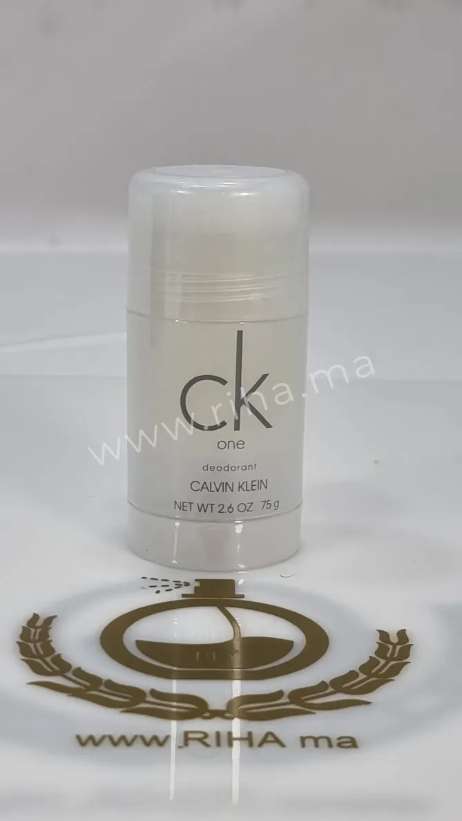 Calvin Klein CK One Calvin Klein CK One Déodorant Stick Pour Homme – 75g Calvin klein - parfum Maroc