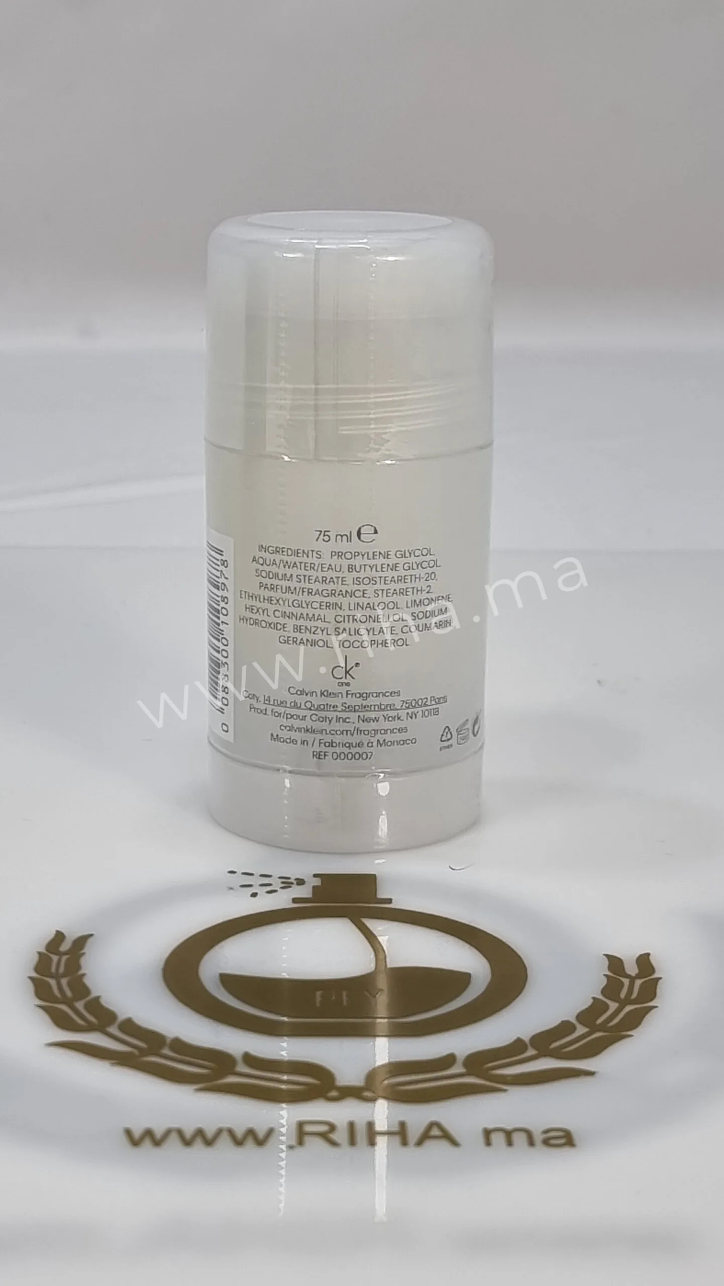 Calvin Klein CK One Calvin Klein CK One Déodorant Stick Pour Homme – 75g Calvin klein - parfum Maroc