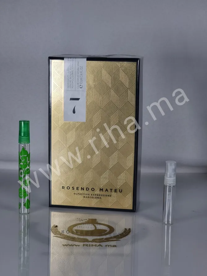 Rosendo Mateu Nº 7 Decantage Rosendo Mateu Nº 7 Olfactive Expressions eau de parfum pour homme et femme Rosendo Mateu - parfum Maroc