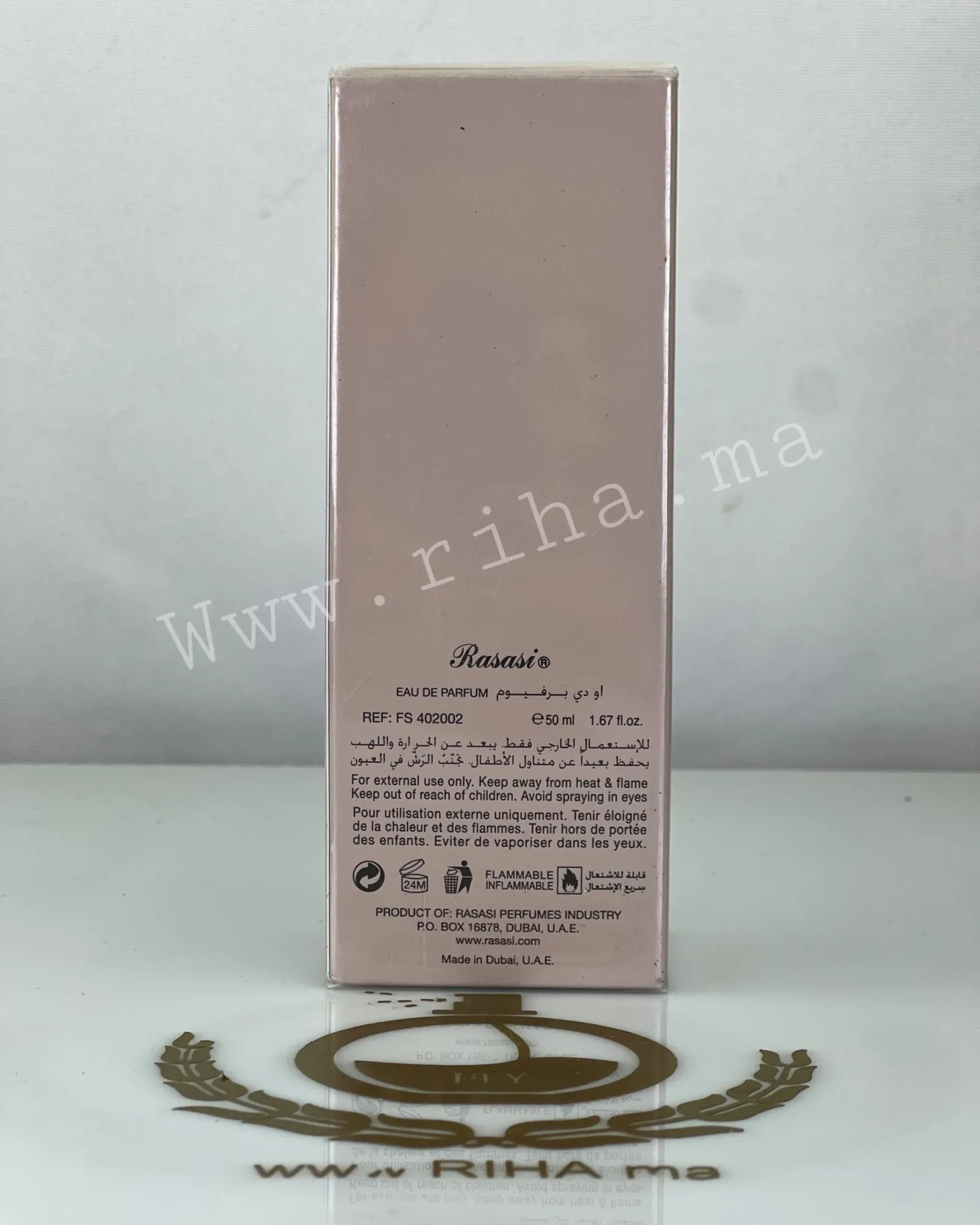 Fattan Pour Femme Rasasi Pour Femme Eau De Parfum 50ML prix maroc (2) Fattan Pour Femme Rasasi Pour Femme Eau De Parfum 50ML