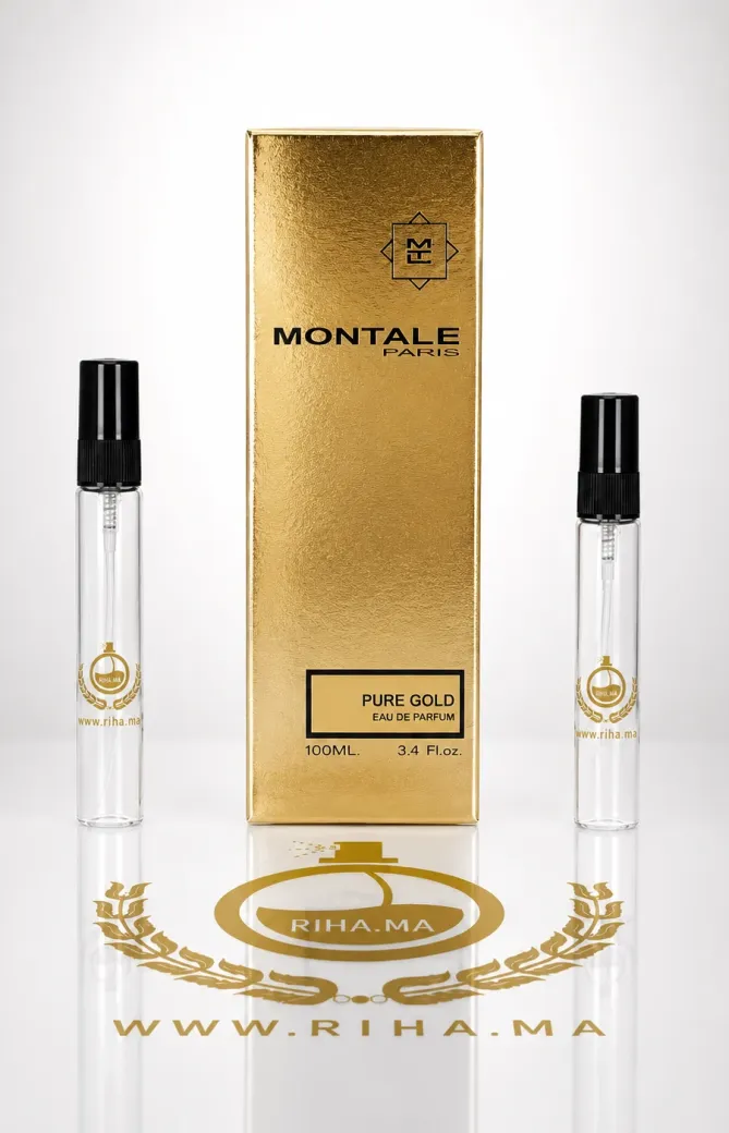 Decantage Pure Gold Montale Eau de Parfum Pour Femme Authentic decantage pure gold montale — Décantage Pure Gold Montale flacon de parfum féminin