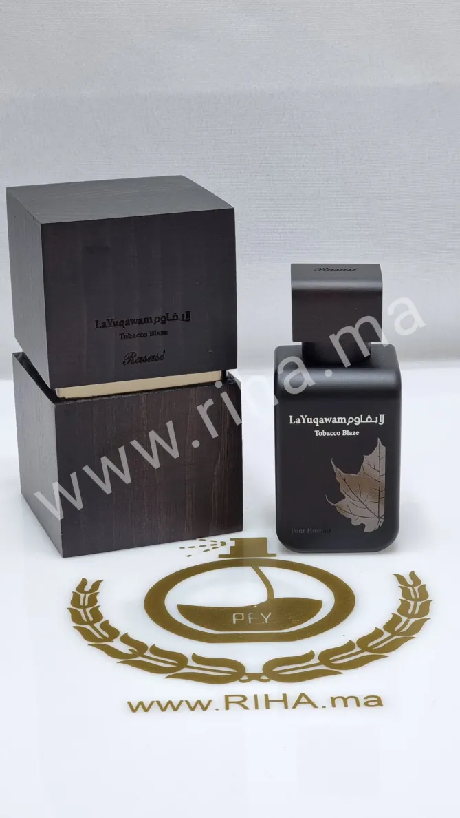 La Yuqawam Tobacco Blaze La Yuqawam لا يقاوم Tobacco Blaze Rasasi Eau de Parfum 75ml - parfum Maroc