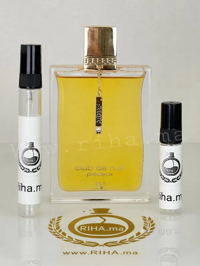 Decantage Club de Nuit Precieux IV Armaf Extrait de Parfum Pour Femme Authentic Flacon de decantage Club de Nuit Precieux IV Armaf extrait de parfum format voyage