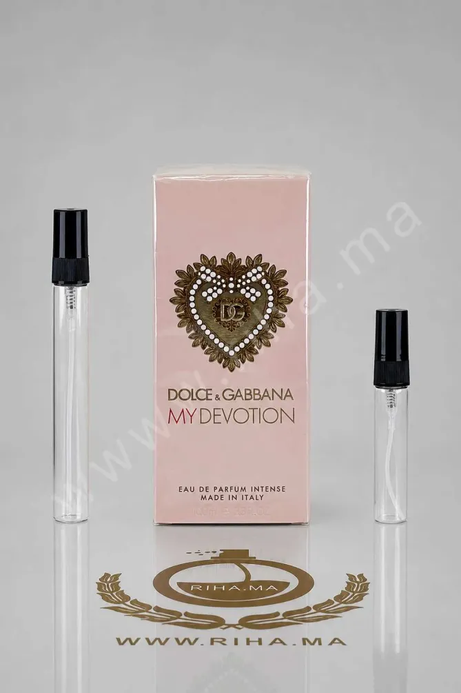 Decantage My Devotion Eau de Parfum Intense Dolce&Gabbana Pour Femme decantage my devotion — Flacon de décantage my devotion Dolce&Gabbana pour femme