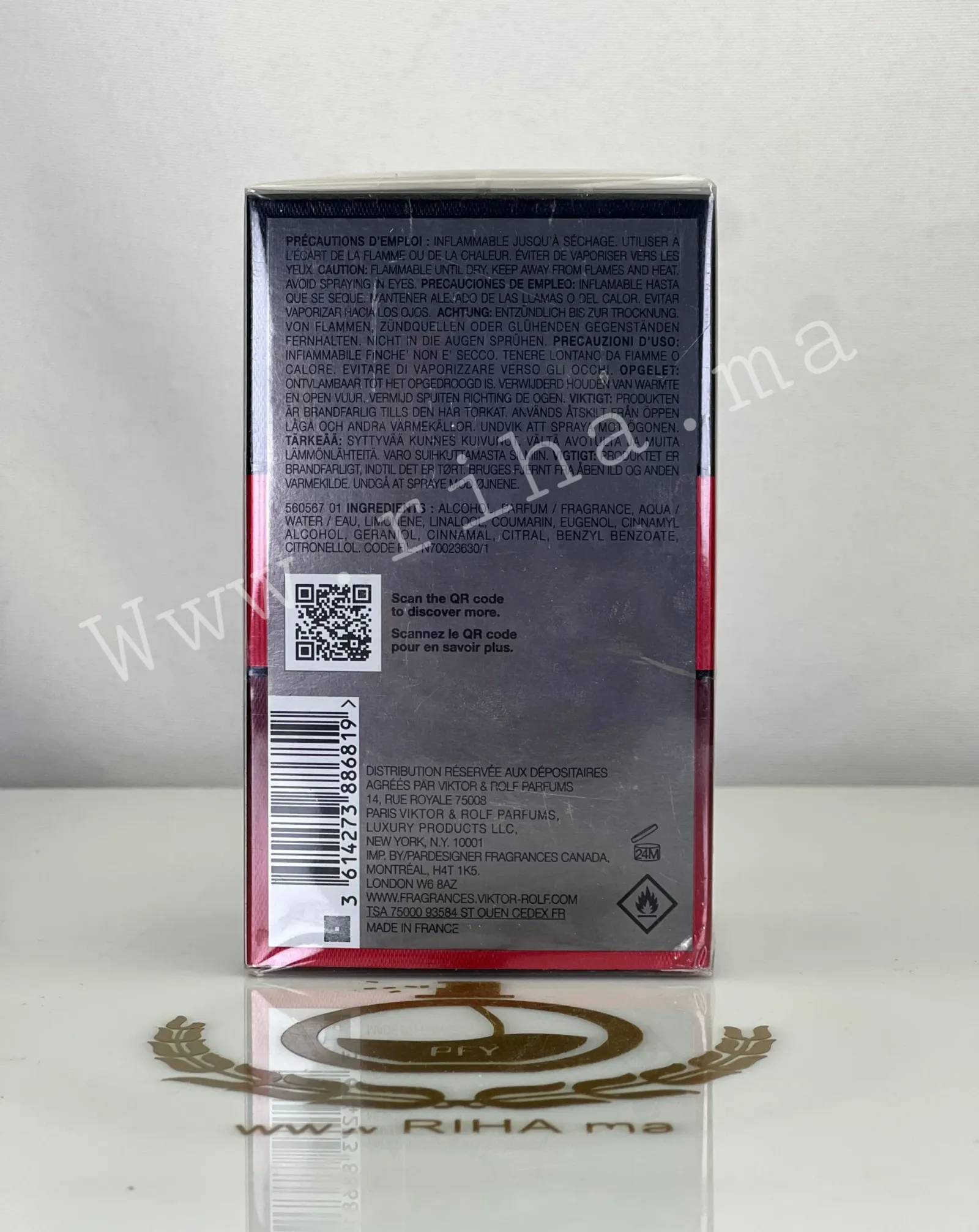 Spicebomb Infrared Viktor&Rolf pour homme 90ml — photo 2 Flacon de spicebomb infrared viktorrolf pour homme 90ml — vue 2