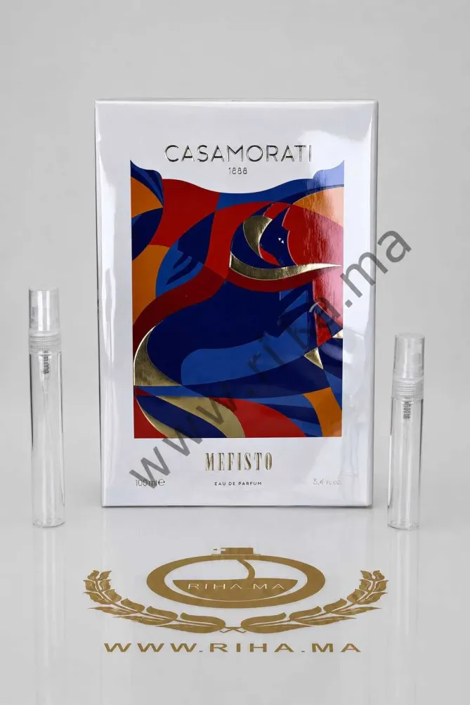 Decantage Mefisto Xerjoff Eau De Parfum Pour Homme Eau De Parfum 100 ml decantage mefisto xerjoff — Flacon de décantage Mefisto Xerjoff sur fond gris élégant