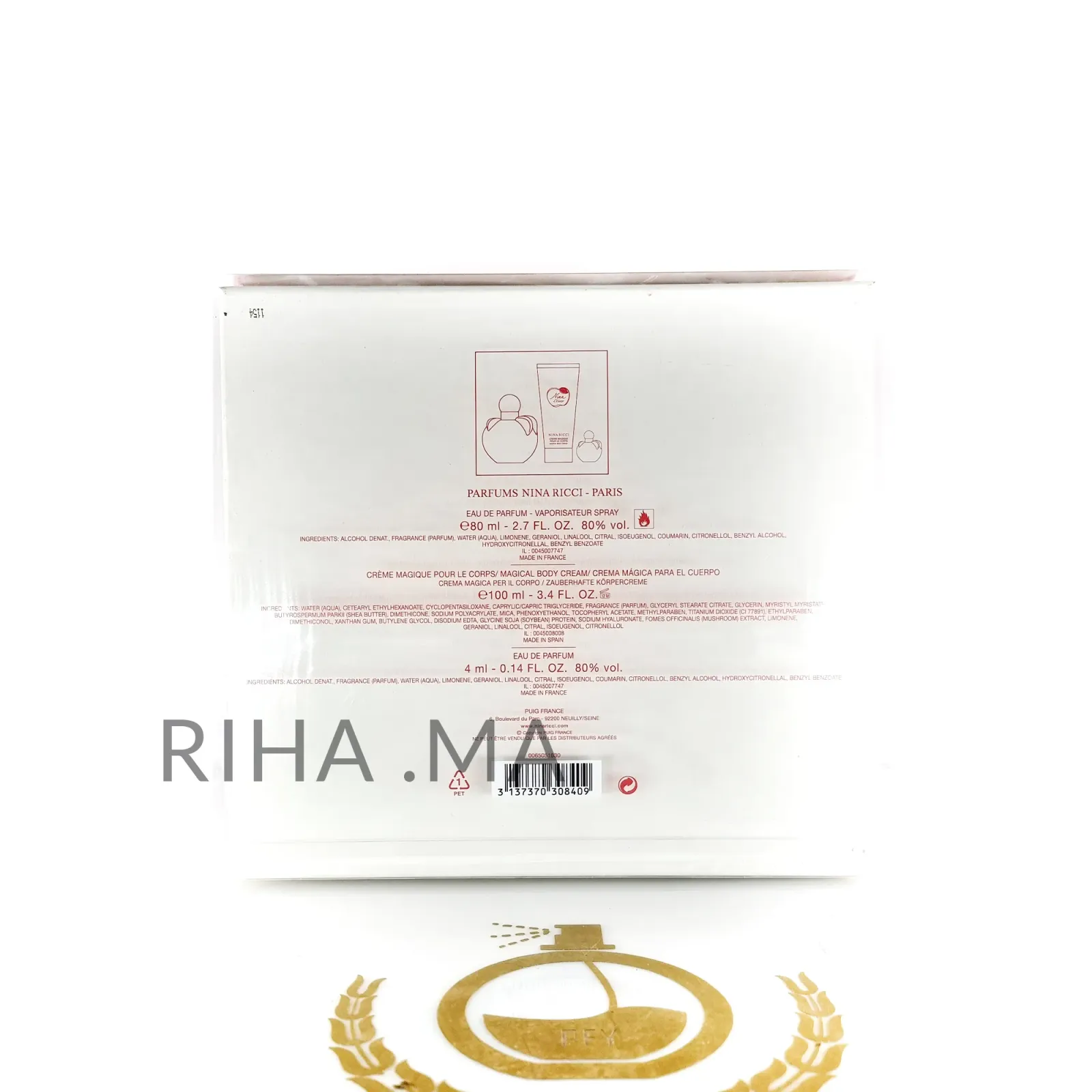 ss COFFRETS DU PARFUM NINA DE NINA RICCI Nina Ricci - parfum Maroc