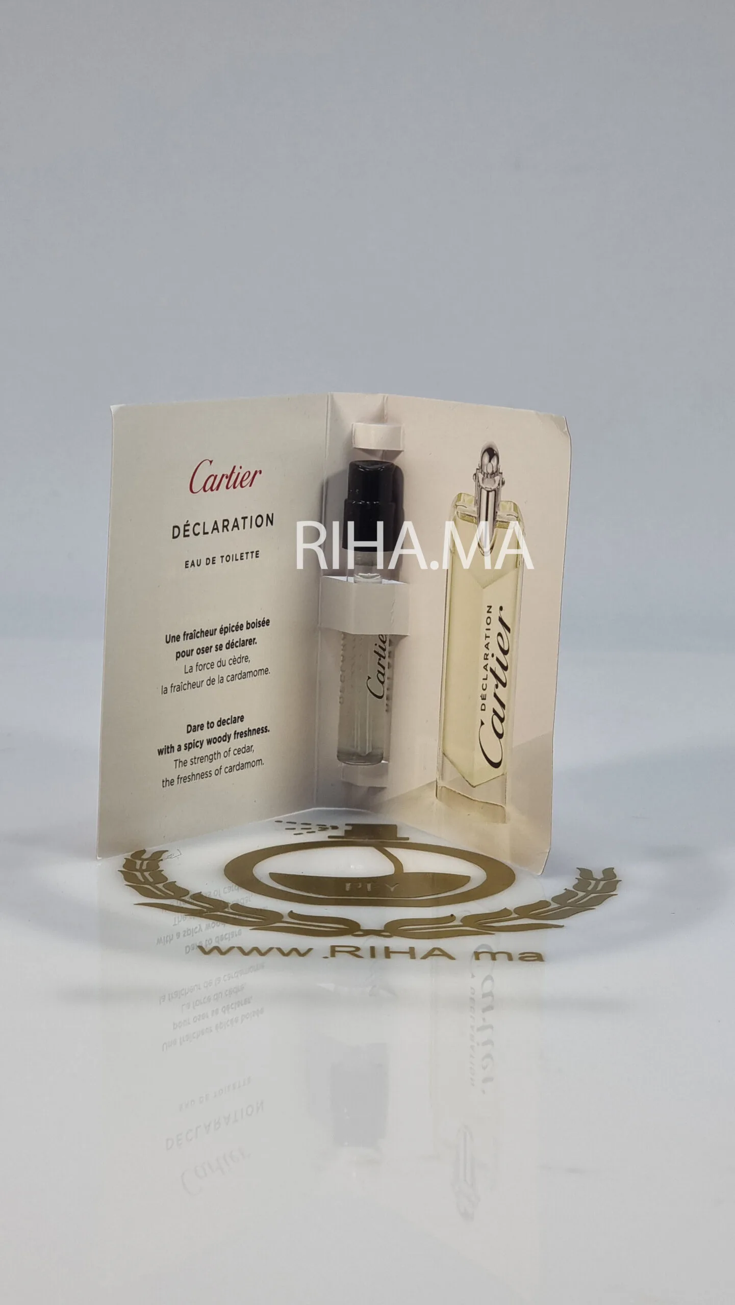 Échantillon Cartier Declaration Eau de Toilette Homme — photo 3 Échantillon cartier declaration eau de toilette homme flacon décantage — vue 3
