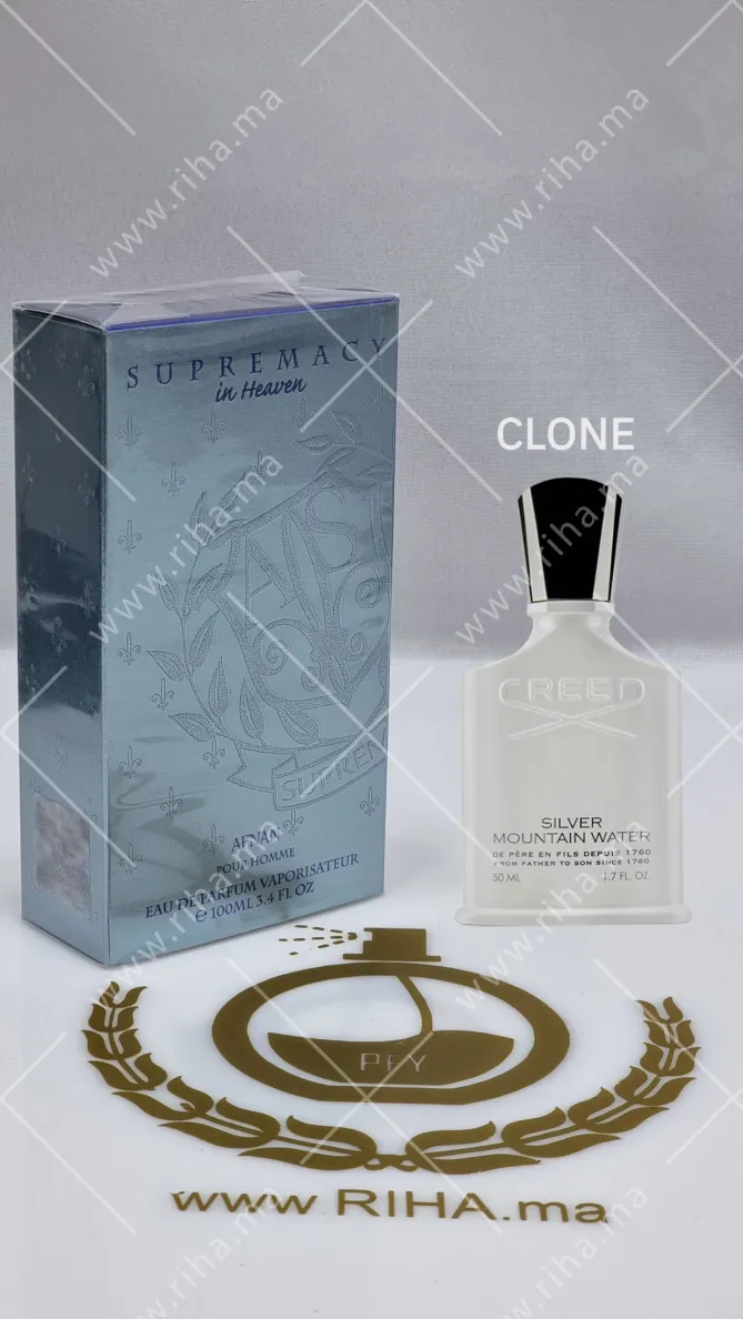 Supremacy In Heaven 100 ml eau de parfum – Afnan Clone CREED SILVER AFNAN - parfum Maroc