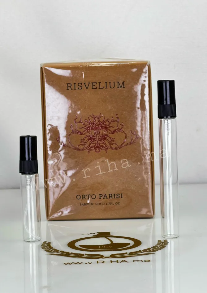 Decantage Risvelium Orto Parisi Pour Homme decantage risvelium orto parisi — Flacon de décantage Risvelium Orto Parisi pour homme sur fond noir