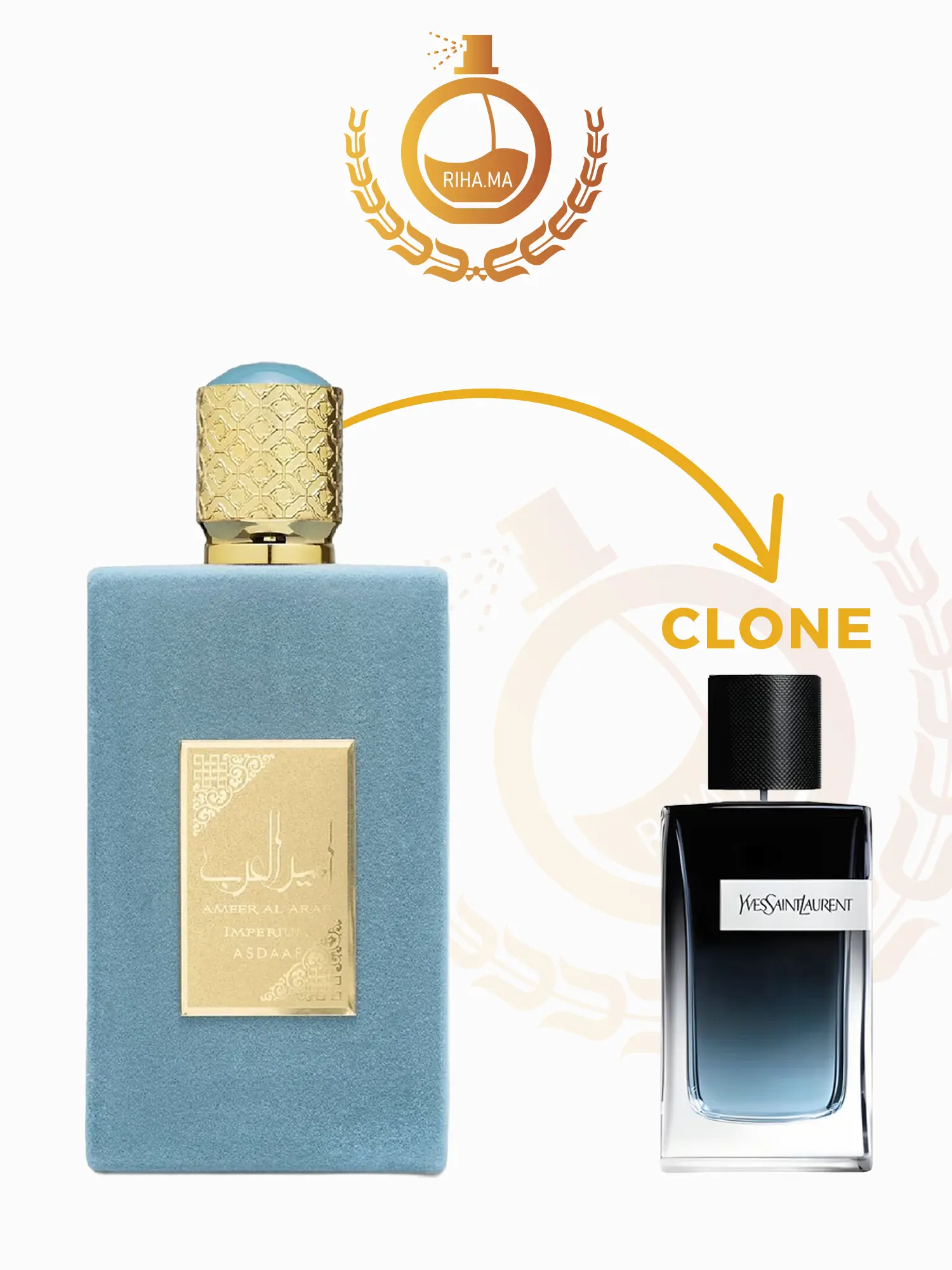 Ameer Al Arab Imperium 100ml — photo 2 Flacon de parfum ameer al arab Asdaaf 100ml design noir et doré — vue 2