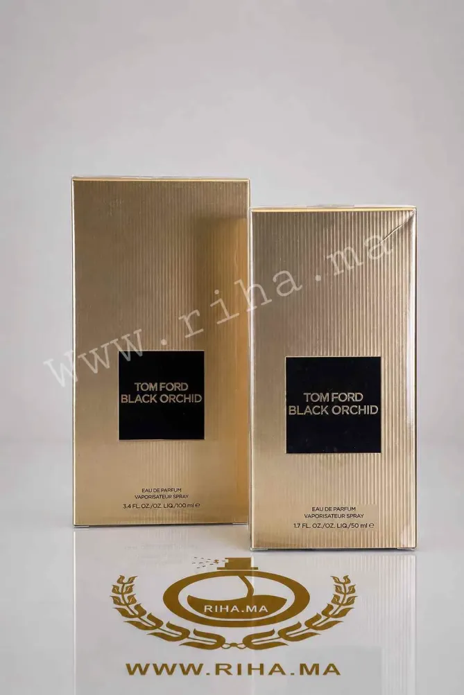 Tom Ford Black Orchid – Eau de Parfum Mixte 50ml / 100ml Flacon Tom Ford Black Orchid eau de parfum mixte fond sombre élégant