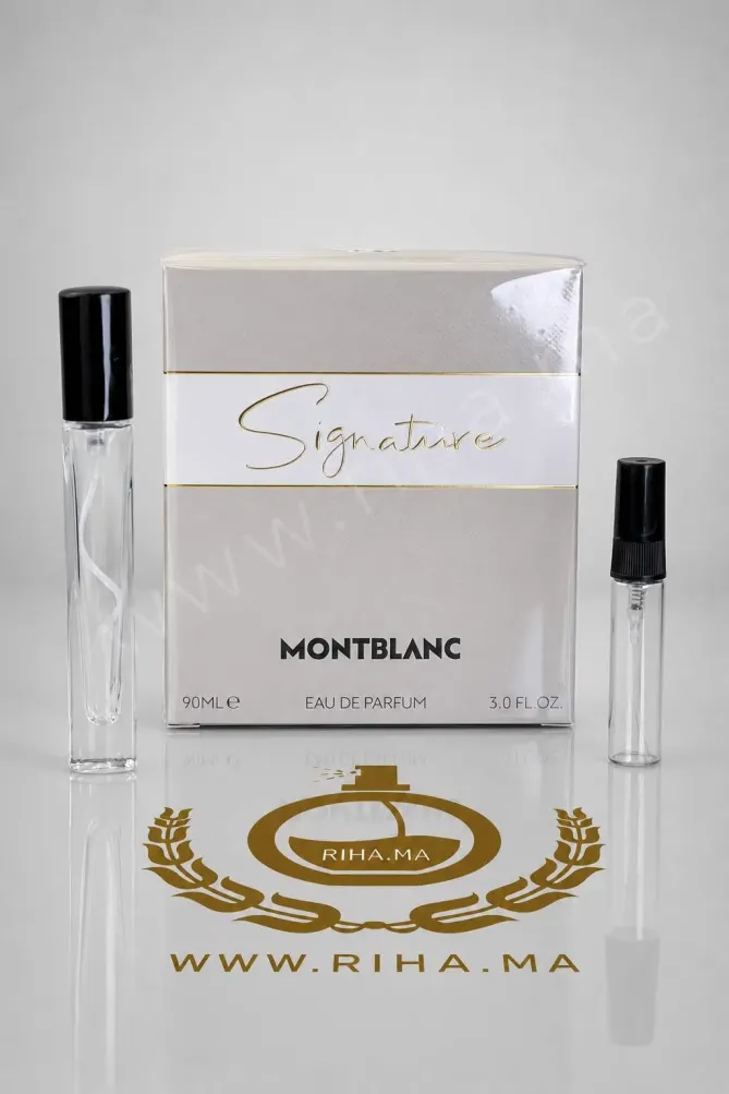 Decantage Signature Montblanc Eau de Parfum Pour Femme Authentic