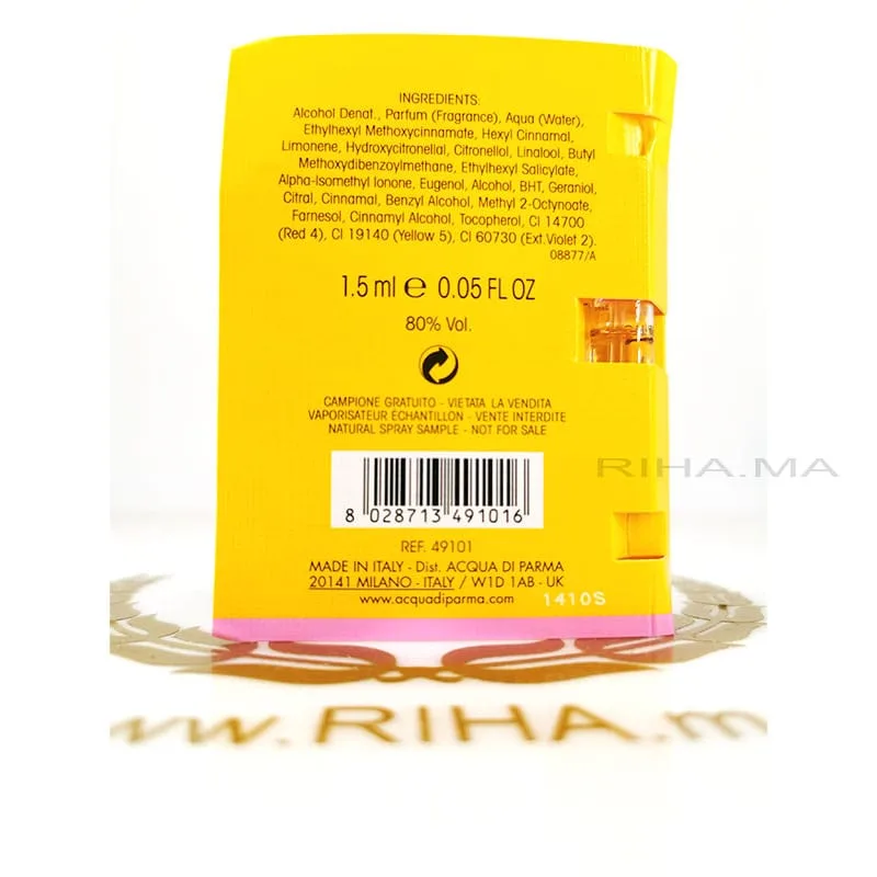 Echantillons-miniature-Rosa-Nobile-Acqua-di-Parma-PRIX-MAROC Echantillons miniature Rosa Nobile-Acqua di Parma Acqua di parma - parfum Maroc