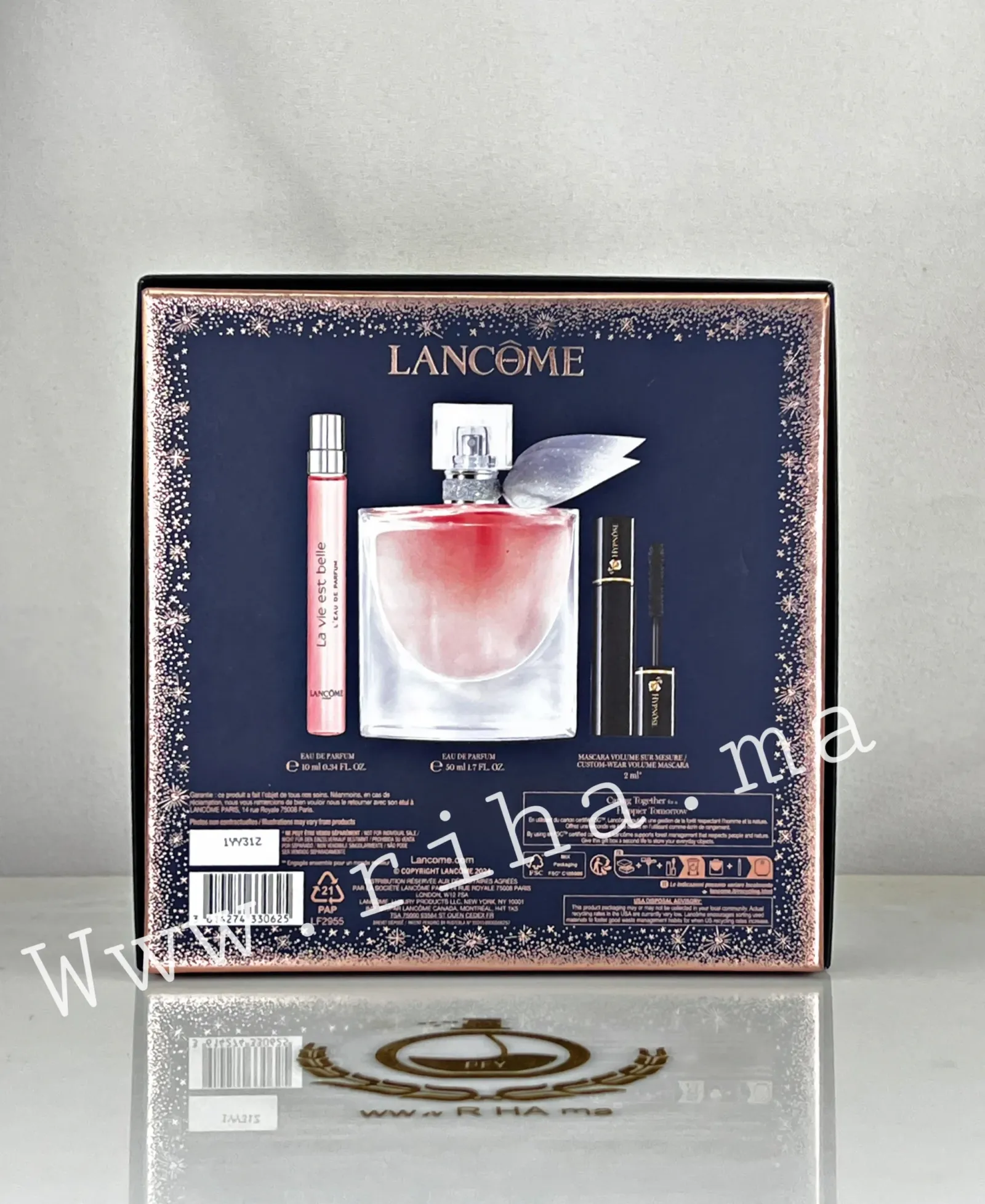 Coffret Cadeau La Vie Est Belle -LANCOME Eau De Parfum Pour Femme 50ml (3) Coffret Cadeau La Vie Est Belle -LANCOME Eau De Parfum Pour Femme 50ml