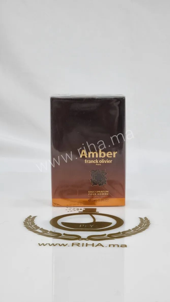 Amber Franck Olivier eau de parfum pour homme 75ml Franck Olivier - parfum Maroc