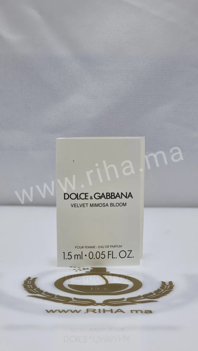 Échantillons Parfum prive Dolce&Gabbana Velvet Mimosa Bloom Eau de parfum 1.5ml DOLCE&GABBANA - parfum Maroc