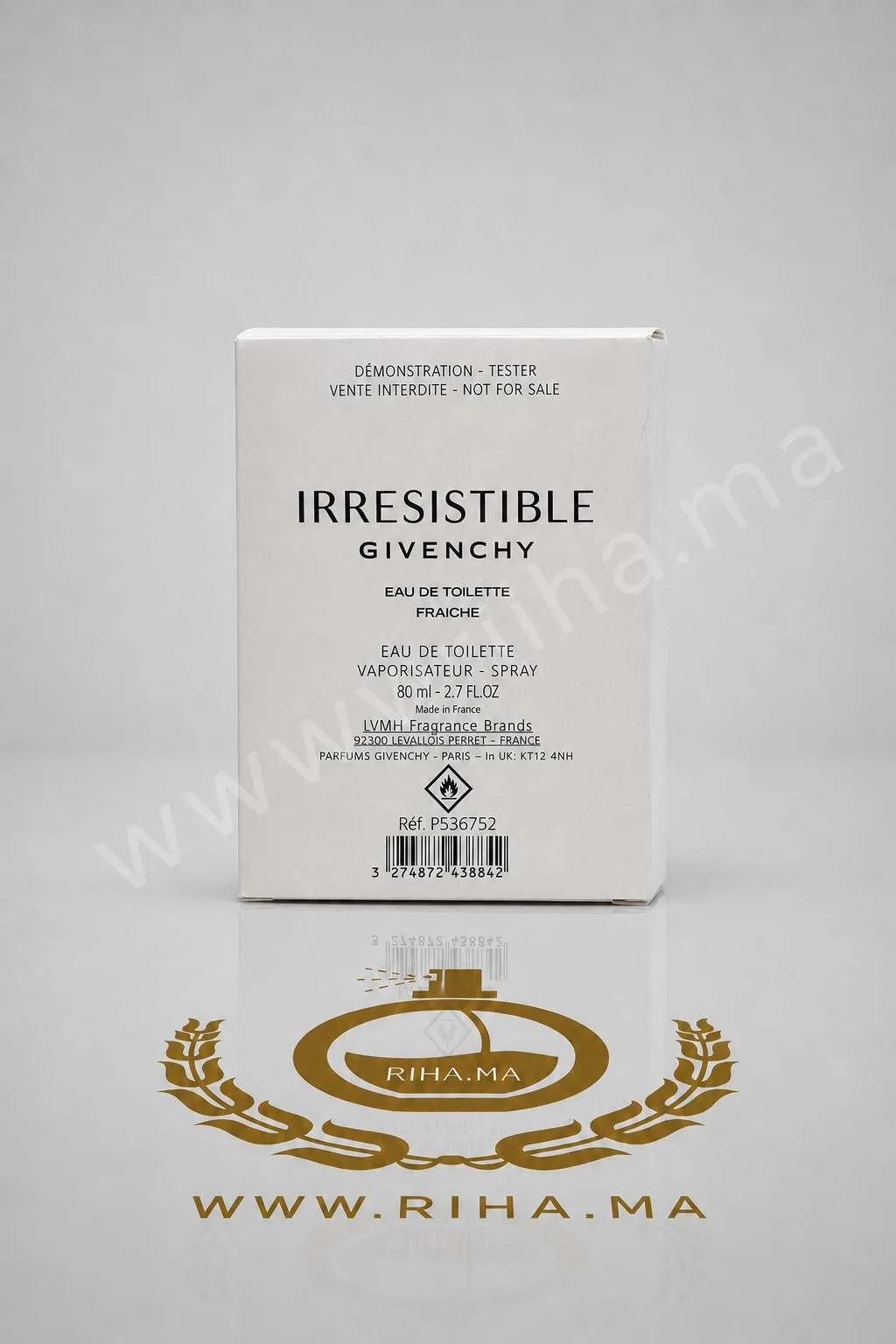 Tester Irresistible Givenchy Eau de Toilette Fraiche 80ml Tester Irresistible Givenchy Eau de Toilette Fraiche 80ml