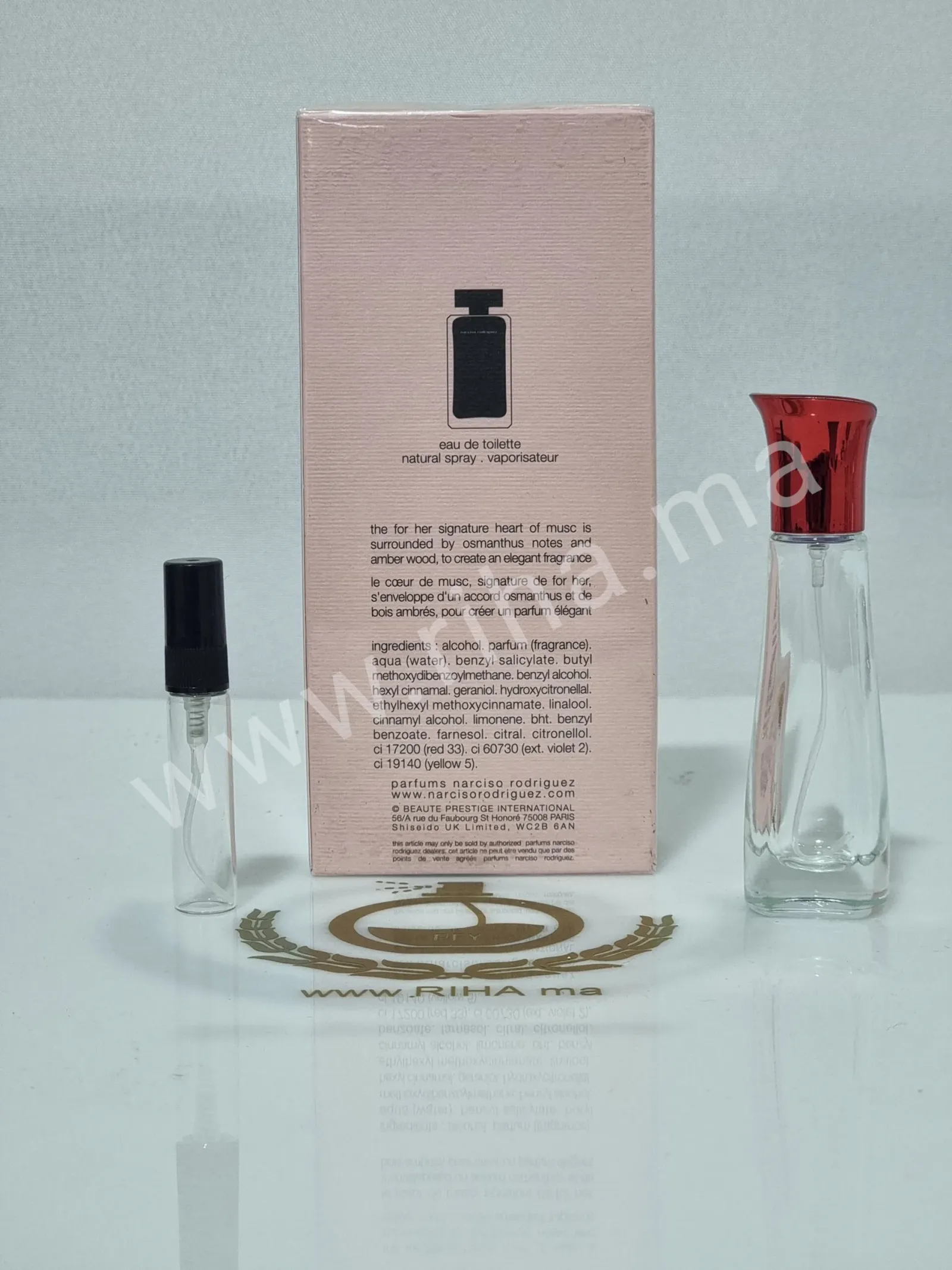Narciso Rodriguez for Her Decantage Narciso Rodriguez for Her eau de toilette NARCISO RODRIGUEZ - parfum Maroc