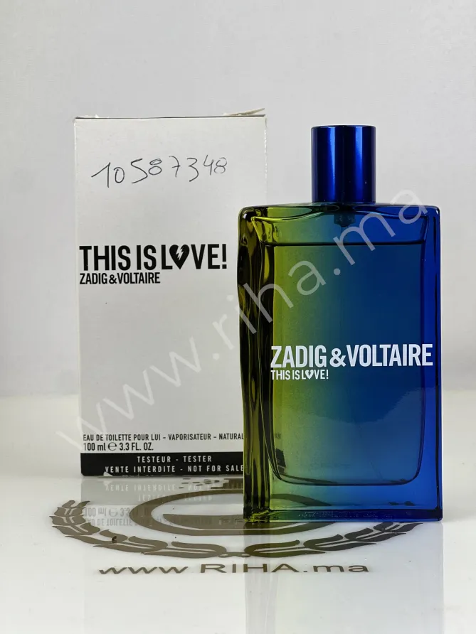Tester Zadig&Voltaire This Is Love for Him prix maroc Tester Zadig&Voltaire This Is Love for Him prix maroc