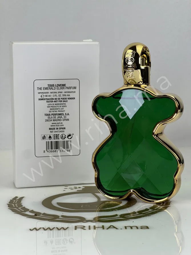 Tester Tous loveme The Emerald Elixir pour femme prix maroc Tester Tous loveme The Emerald Elixir pour femme prix maroc