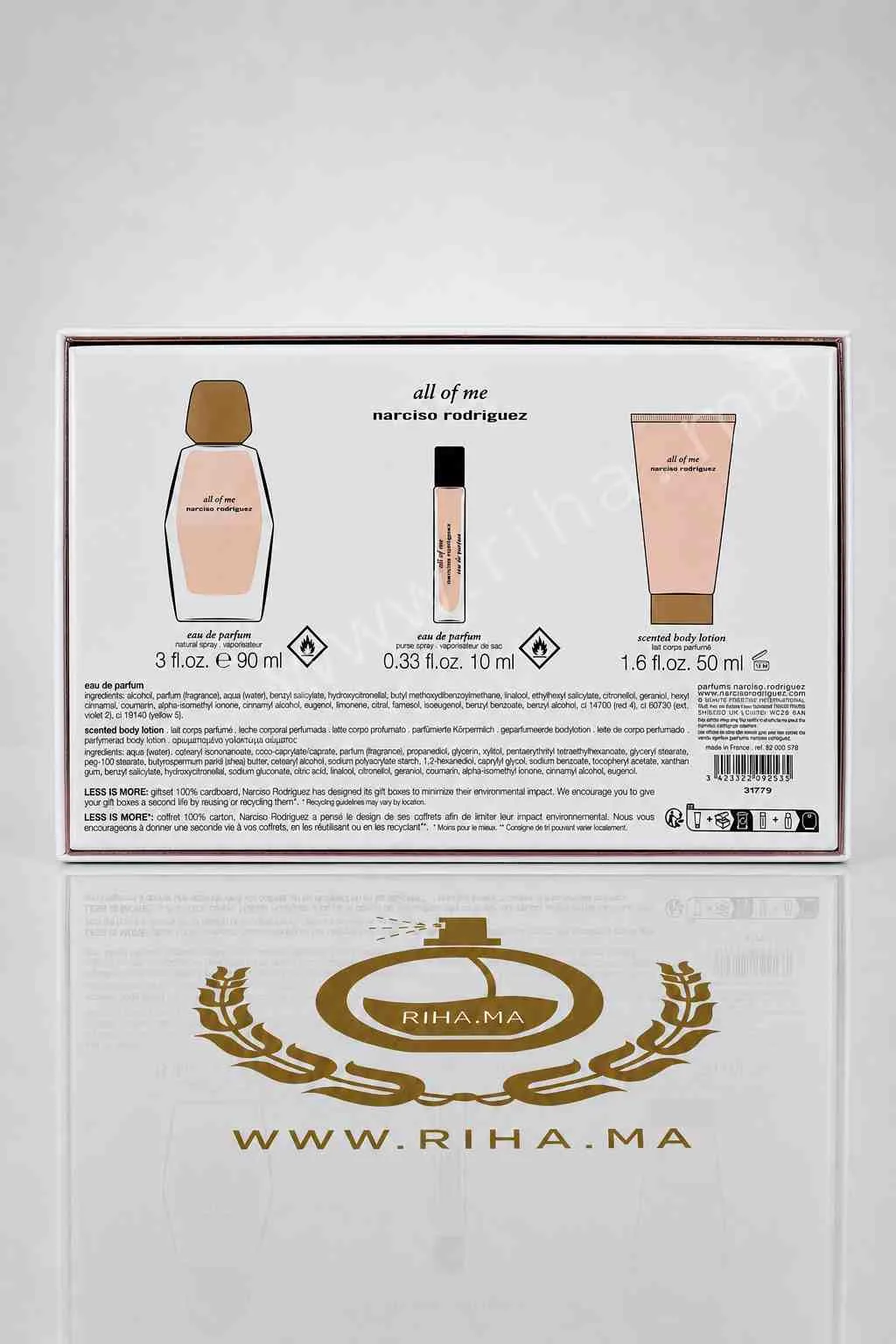 Coffret All Of Me Narciso Rodriguez Pour Femme PRIX MAROC Coffret All Of Me Narciso Rodriguez Pour Femme PRIX MAROC