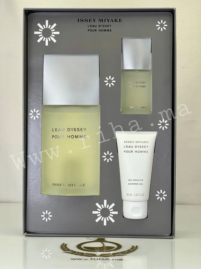 Coffret Issey Miyake L'Eau d'Issey pour Homme Eau de toilette prix maroc