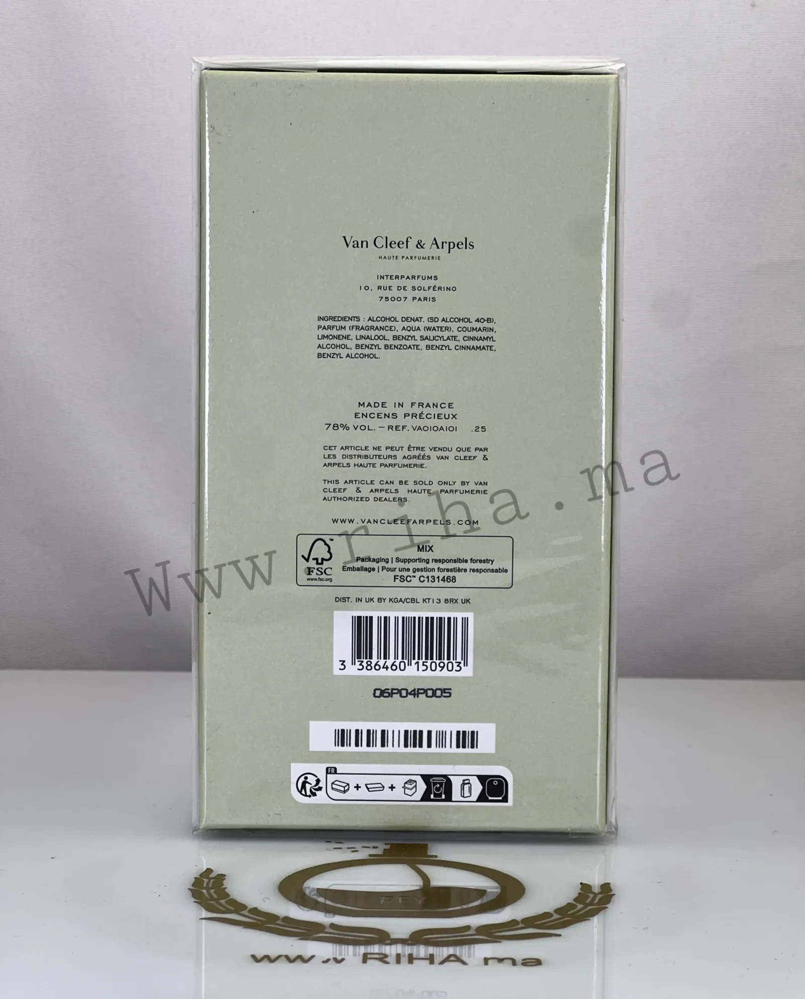 Encens Precieux Van Cleef & Arpels pour homme et femme prix maroc (2) Encens Precieux Van Cleef & Arpels pour homme et femme prix maroc