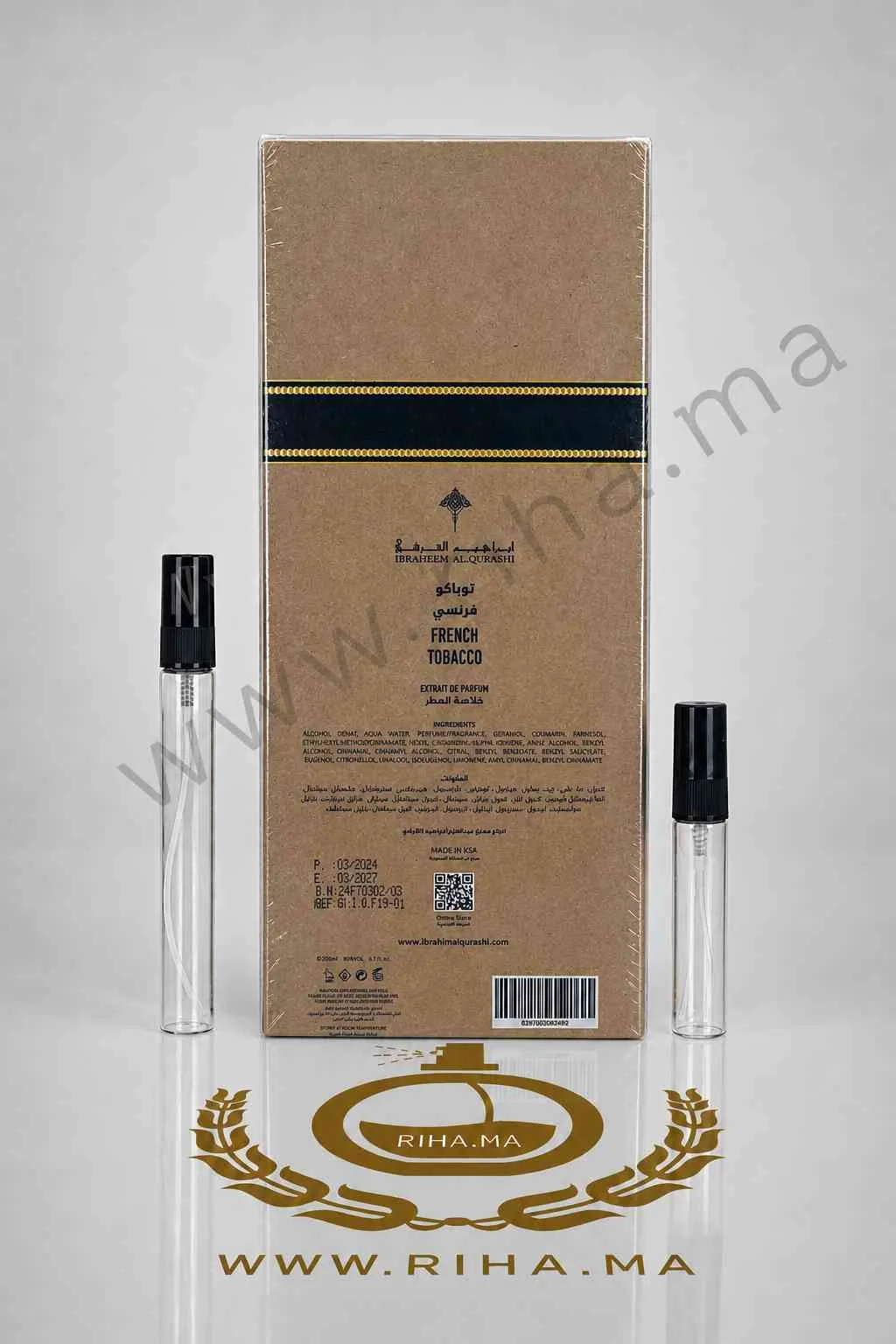 Decantage French Tobacco Ibraheem AlQurashi Eau de Parfum prix maroc Decantage French Tobacco Ibraheem AlQurashi Eau de Parfum prix maroc