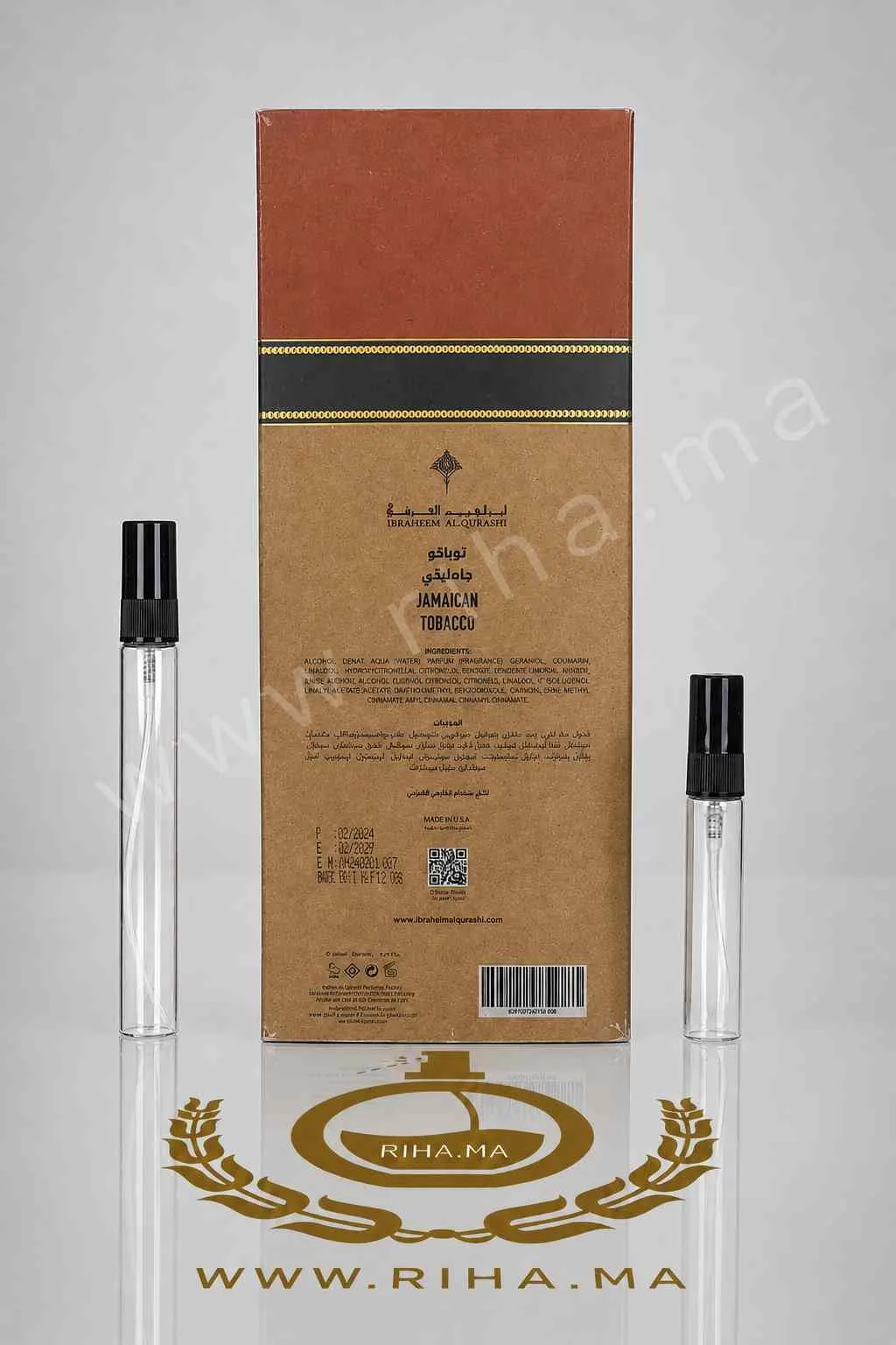 Decantage Jamaican Tobacco Ibraheem AlQurashi Eau de Parfum prix maroc Decantage Jamaican Tobacco Ibraheem AlQurashi Eau de Parfum prix maroc