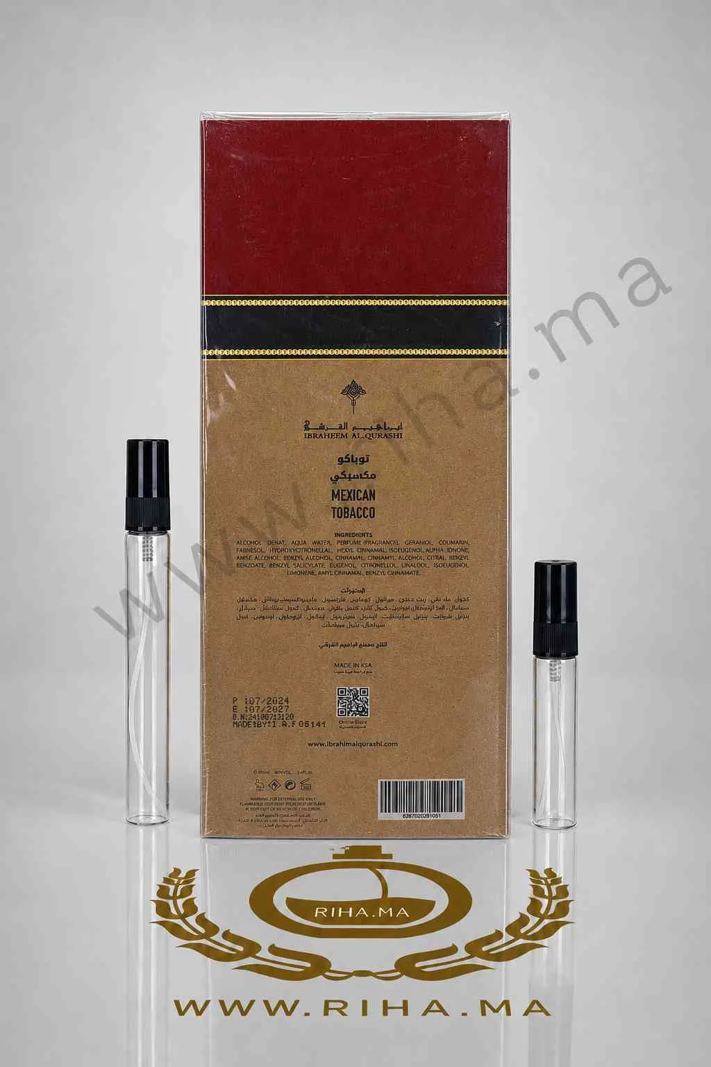 Decantage Mexican Tobacco Ibraheem AlQurashi Eau de Parfum prix maroc Decantage Mexican Tobacco Ibraheem AlQurashi Eau de Parfum prix maroc
