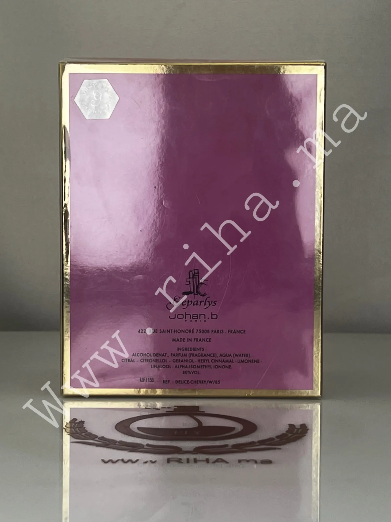 Cherry Delice Johan B Eau De Parfum pour femme 85ml prix maroc (2) Cherry Delice Johan B Eau De Parfum pour femme 85ml prix maroc