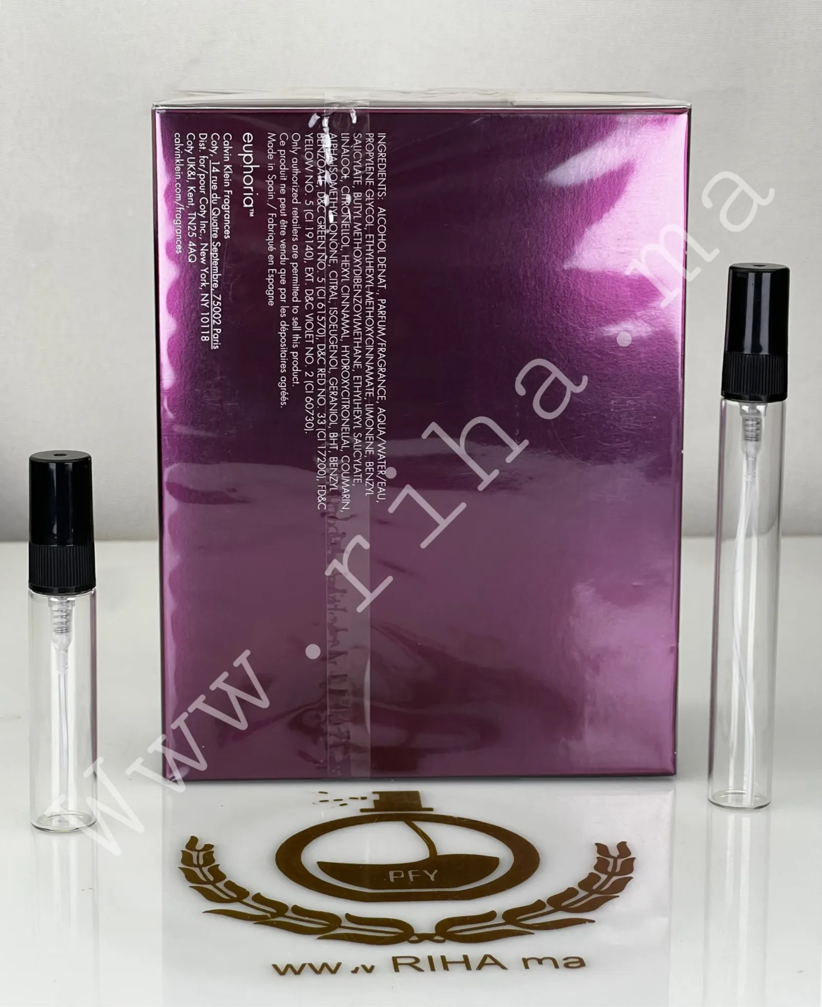 Decantage Euphoria Calvin Klein Eau De Parfum Pour Femme prix maroc (2) Decantage Euphoria Calvin Klein Eau De Parfum Pour Femme prix maroc