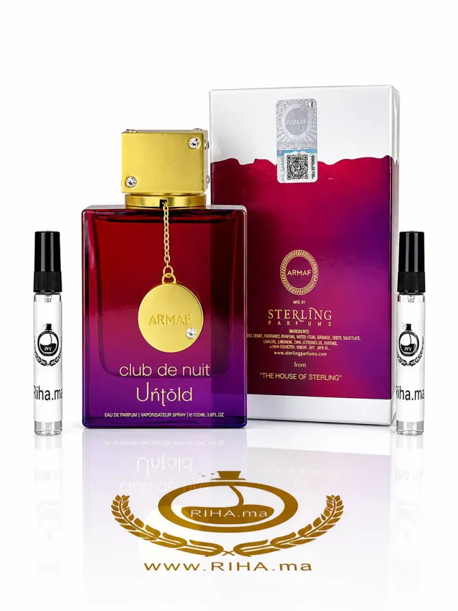 Club de Nuit Untold Armaf Eau de Parfum Decantage Club de Nuit Untold Armaf Eau De Parfum Unisexe