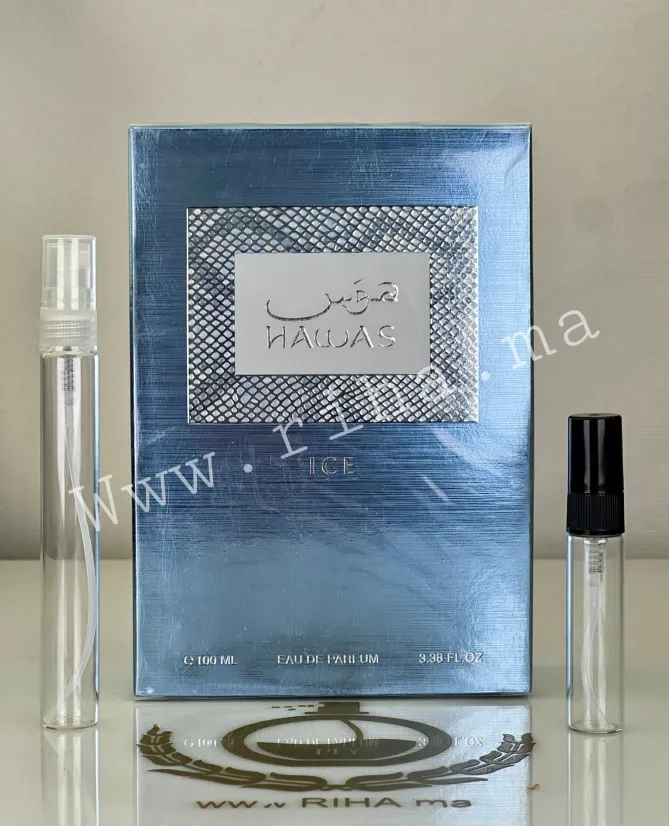 Decantage Hawas Ice for Him Rasasi pour homme Eau de Parfum prix maroc Decantage Hawas Ice for Him Rasasi pour homme Eau de Parfum prix maroc