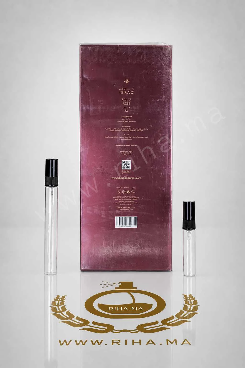 Decantage Balas Rose Ibraheem AlQurashi Eau de Parfum Pour Homme et Femme Decantage Balas Rose Ibraheem AlQurashi Eau de Parfum Pour Homme et Femme