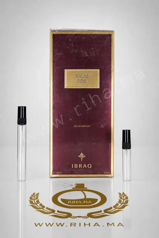 Decantage Balas Rose Ibraheem AlQurashi Eau de Parfum Pour Homme et Femme Decantage Balas Rose Ibraheem AlQurashi Eau de Parfum Pour Homme et Femme